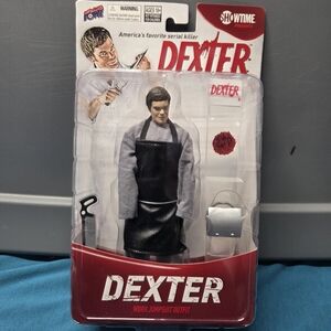 Showtime Collection Dexter Figure with Black Apron and Gray Shirt
